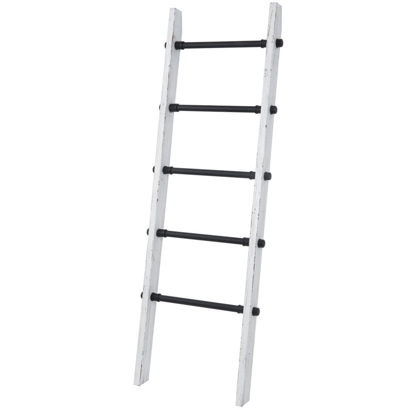Gracie Oaks 59.1'' Tall Blanket Ladder & Reviews Wayfair